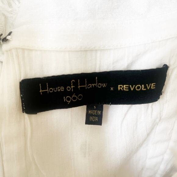 house of harlow x REVOLVE Frans Dress in white mini small - Picture 6 of 8